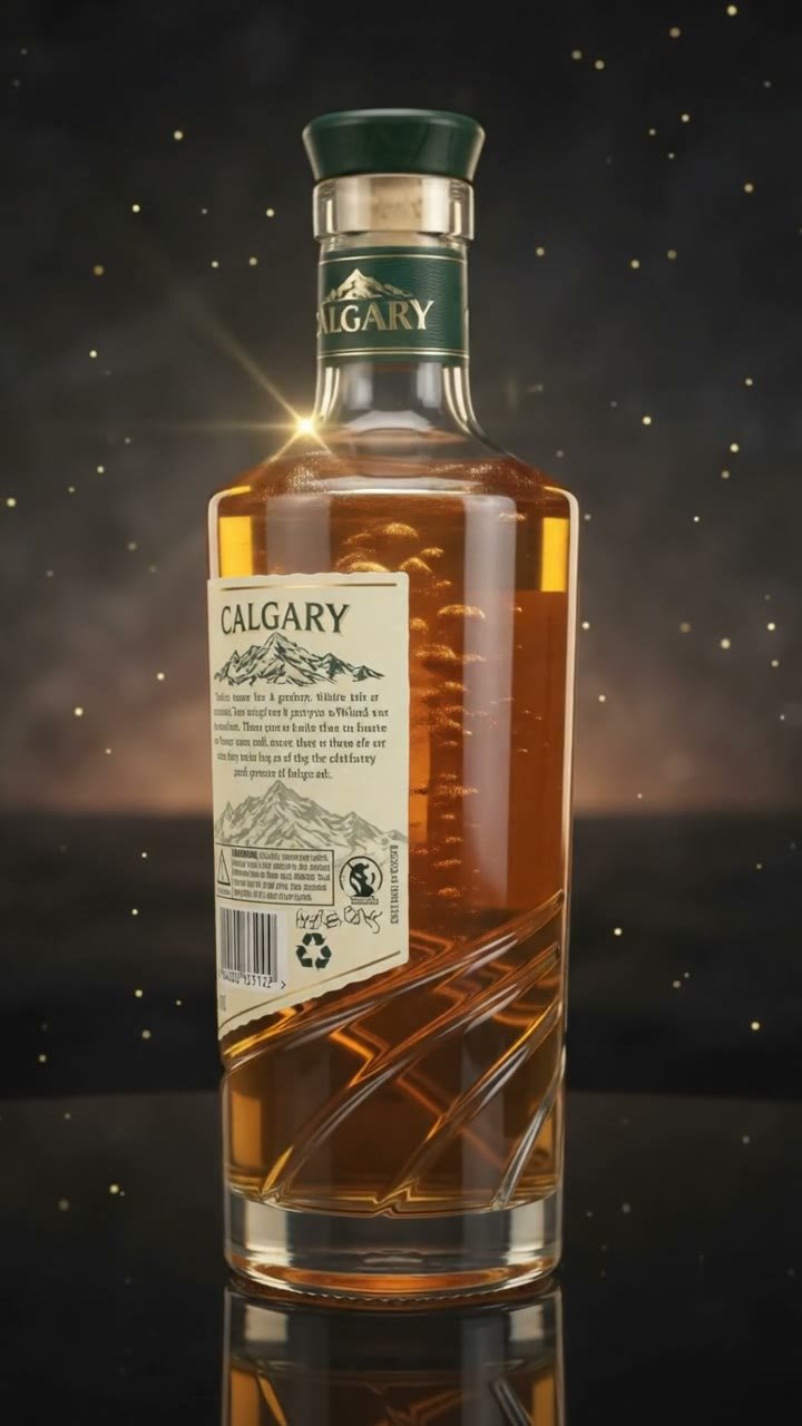 The sealed Calgary bottle